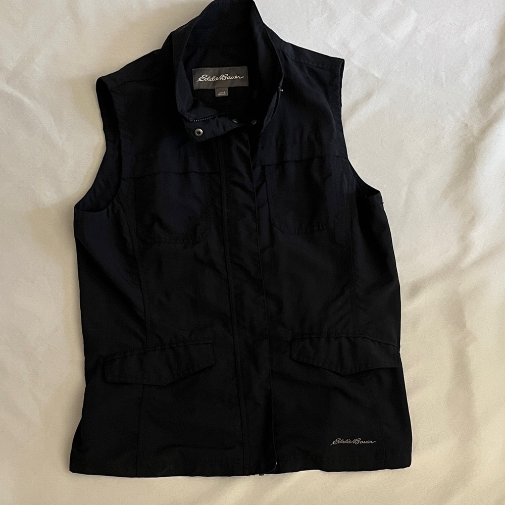 Eddie Bauer Midnight Black Sleeveless Jacket